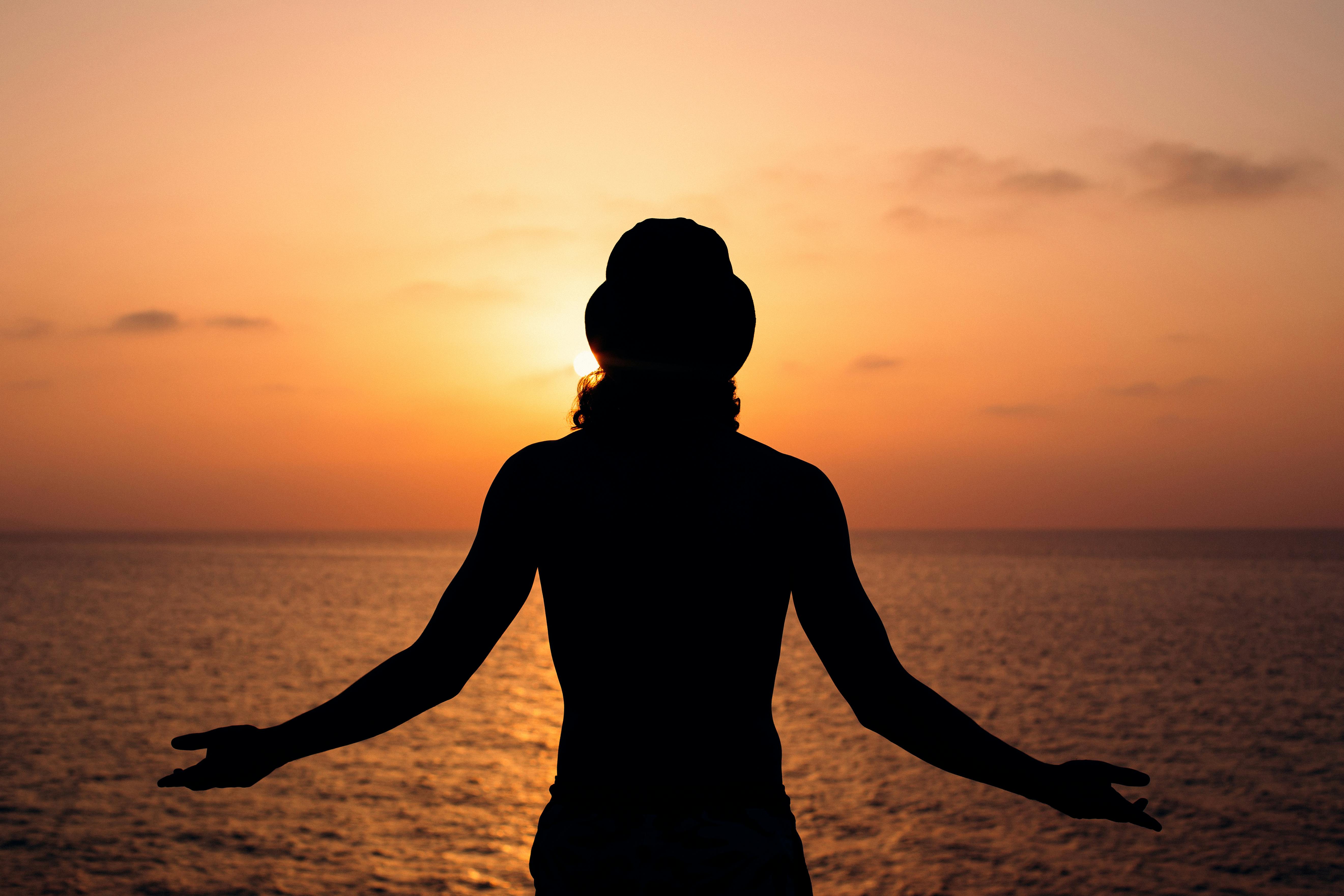 Silhouette of a woman